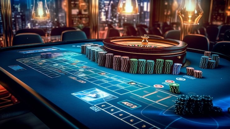 Layar permainan Fortune Ox dengan simbol-simbol keberuntungan dan gulungan